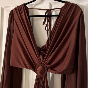 Fashion Nova Curve Floor Length Maxi Dress